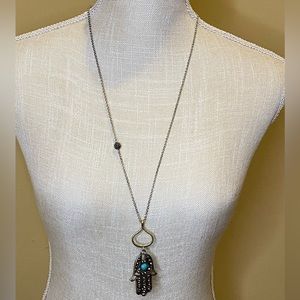 Lucky Brand Hamsa Necklace